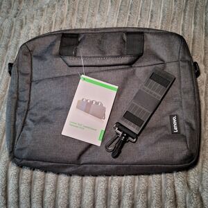 Lenovo 15.6" Laptop Casual Toploader T210 (Grey) Shoulder Inside/Outside Pockets